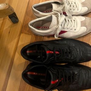 Two pairs of PRADA shoes price is what ever u guys offer!